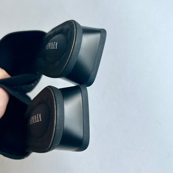 New Vivaia Black Textile Bow Point Toe Rubber Outsole Mules size EUR 39, US 8.5 - Picture 11 of 14